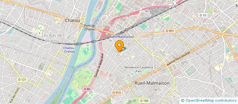localisation de l'entreprise MONSIEUR BAPTISTE RIALLAND à RUEIL-MALMAISON