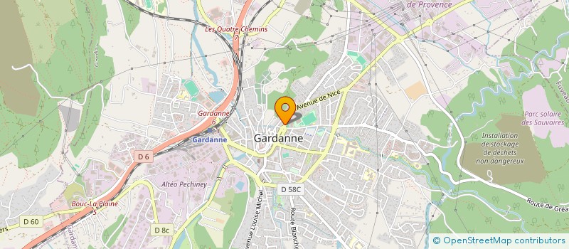 localisation de l'entreprise MONSIEUR BAPTISTE RIBES à GARDANNE
