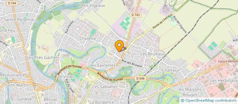 localisation de l'entreprise MONSIEUR BAPTISTE RICHARD  NIORT