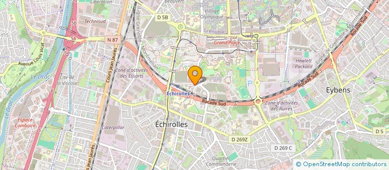 localisation de l'entreprise MONSIEUR BAPTISTE RICHARD  ECHIROLLES