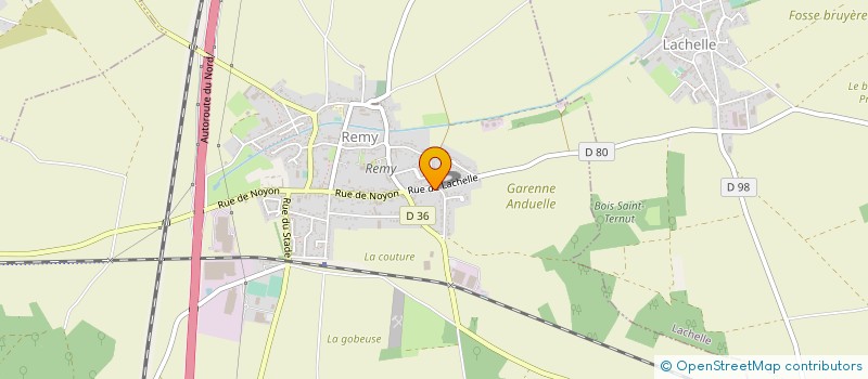 localisation de l'entreprise MONSIEUR BAPTISTE RICHEZ  REMY