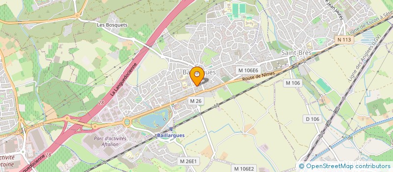 localisation de l'entreprise MONSIEUR BAPTISTE RIEU à BAILLARGUES