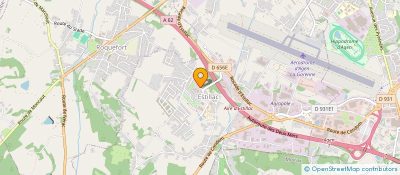 localisation de l'entreprise MONSIEUR BAPTISTE RIVA  ESTILLAC