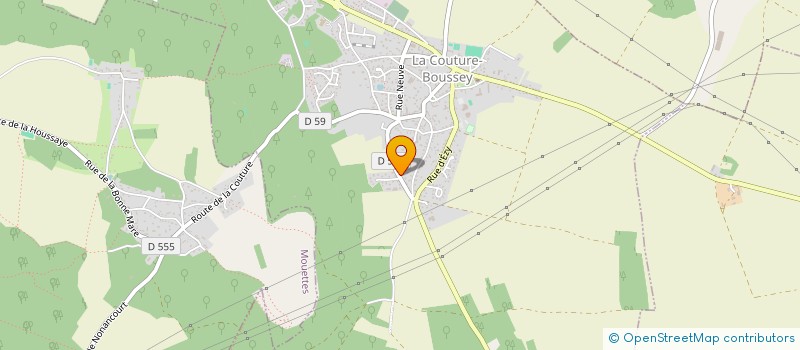 localisation de l'entreprise MONSIEUR BAPTISTE RIVOALLAN  LA COUTURE-BOUSSEY