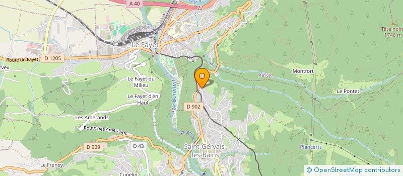 localisation de l'entreprise MONSIEUR BAPTISTE ROBERT  SAINT-GERVAIS-LES-BAINS