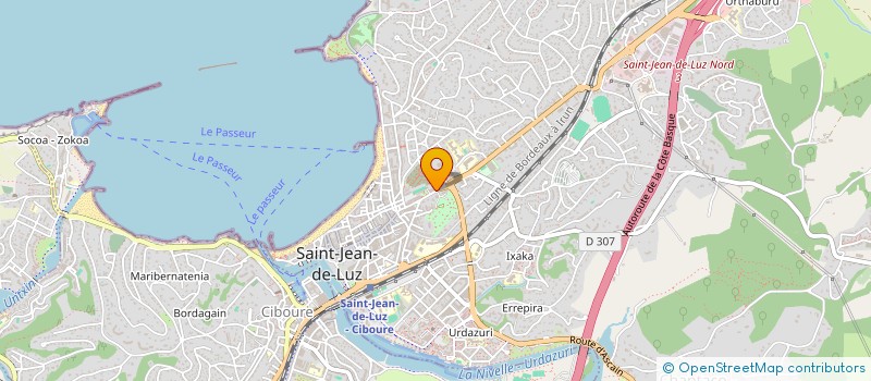 localisation de l'entreprise MONSIEUR BAPTISTE ROBERT  BIARRITZ