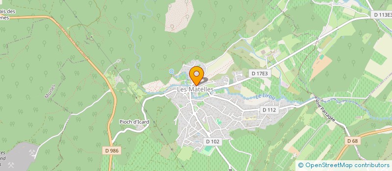 localisation de l'entreprise MONSIEUR BAPTISTE ROBIN  VALFLAUNES