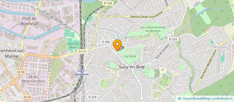 localisation de l'entreprise MONSIEUR BAPTISTE ROBINEAU à SUCY-EN-BRIE