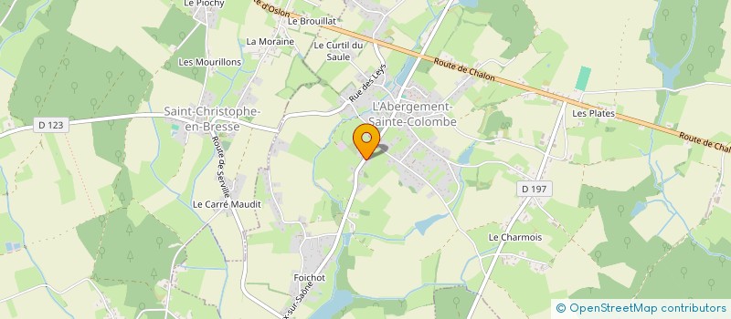 localisation de l'entreprise MONSIEUR BAPTISTE RODRIGUES  L'ABERGEMENT-SAINTE-COLOMBE