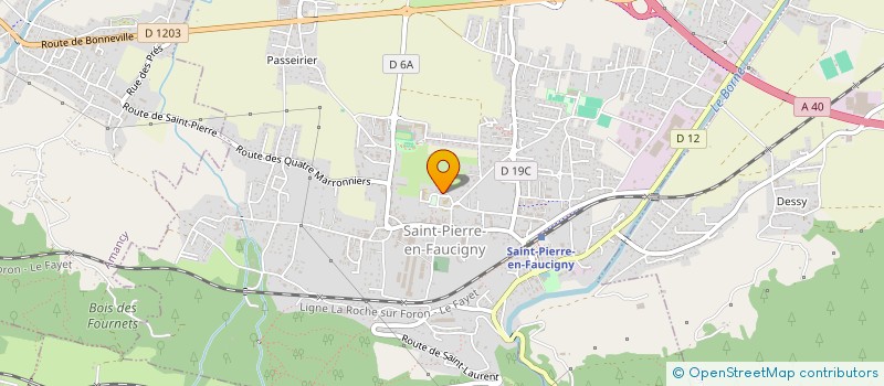 localisation de l'entreprise MONSIEUR BAPTISTE RODRIGUEZ  BONNEVILLE