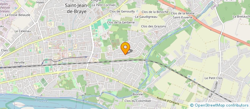 localisation de l'entreprise MONSIEUR BAPTISTE RONCHARD à SAINT-JEAN-DE-BRAYE