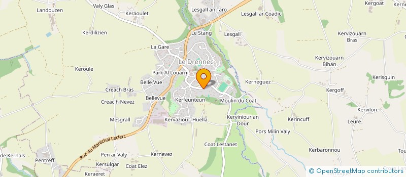 localisation de l'entreprise MONSIEUR BAPTISTE ROSETTI  LE DRENNEC