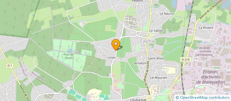 localisation de l'entreprise MONSIEUR BAPTISTE ROSPIDE à BLANQUEFORT