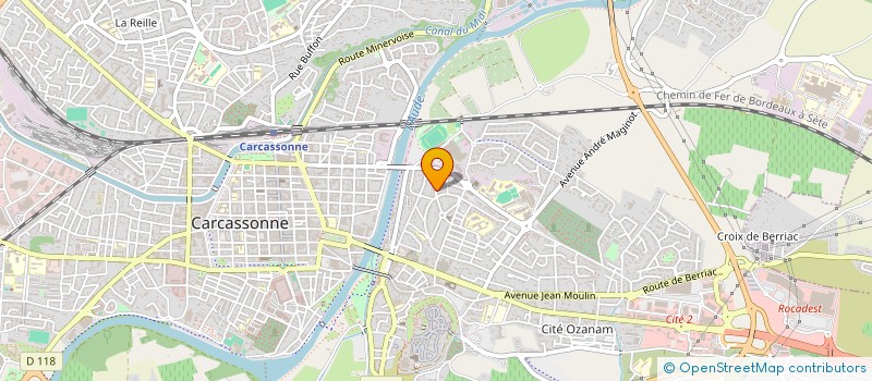 localisation de l'entreprise MONSIEUR BAPTISTE ROSS-BONNEAU à CARCASSONNE