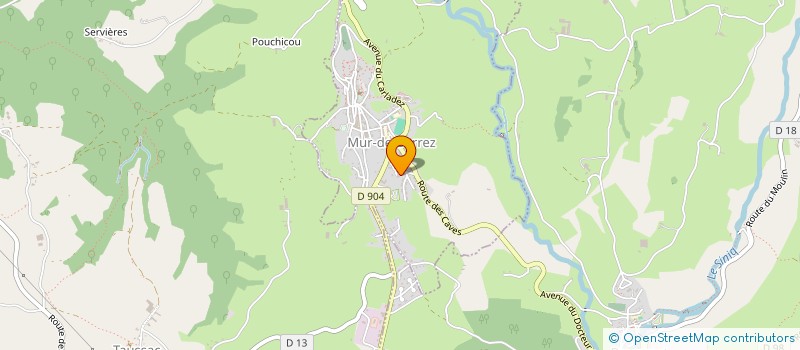 localisation de l'entreprise MONSIEUR BAPTISTE ROSSIGNOL  MUR-DE-BARREZ