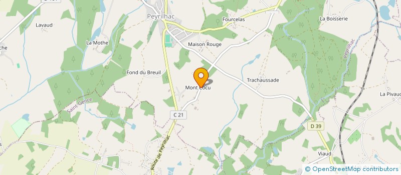 localisation de l'entreprise MONSIEUR BAPTISTE ROTUREAU à PEYRILHAC
