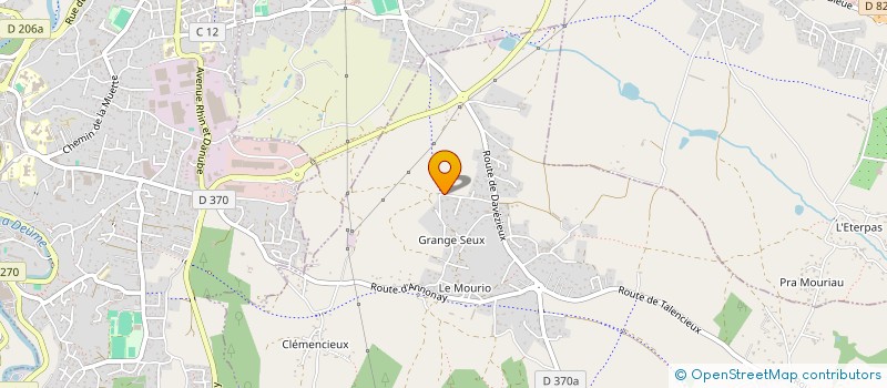 localisation de l'entreprise MONSIEUR BAPTISTE ROUBY  VERNOSC-LES-ANNONAY