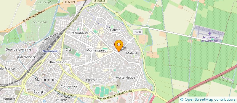 localisation de l'entreprise MONSIEUR BAPTISTE ROUCH  NARBONNE