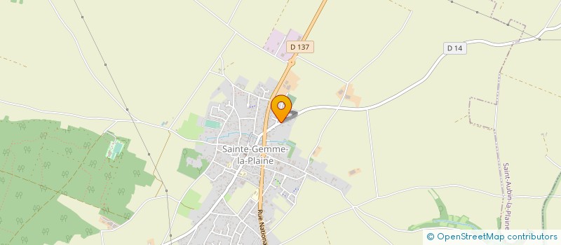 localisation de l'entreprise MONSIEUR BAPTISTE ROUET  SAINTE-GEMME-LA-PLAINE