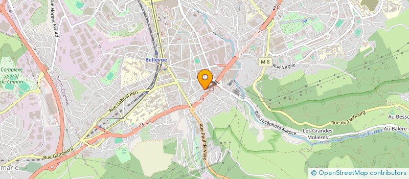 localisation de l'entreprise MONSIEUR BAPTISTE ROUGIER  SAINT-ETIENNE