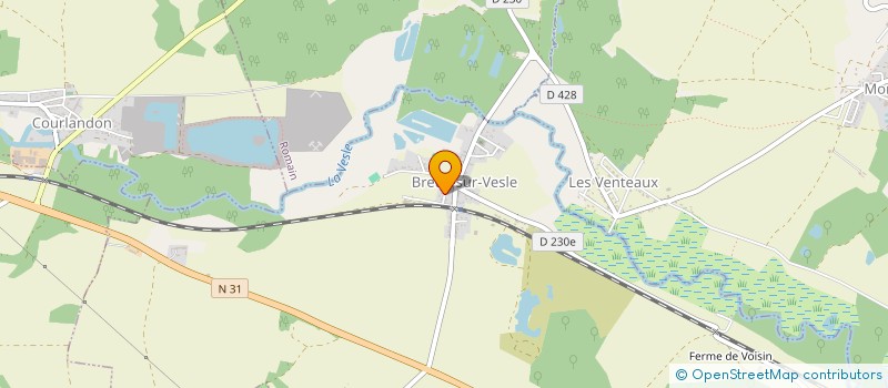 localisation de l'entreprise MONSIEUR BAPTISTE ROUSSELIERE  BREUIL-SUR-VESLE