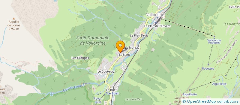 localisation de l'entreprise MONSIEUR BAPTISTE ROUSSET  VALLORCINE