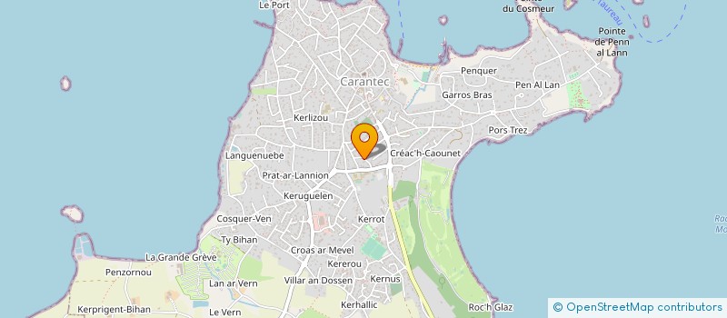 localisation de l'entreprise MONSIEUR BAPTISTE ROUSSY  CARANTEC