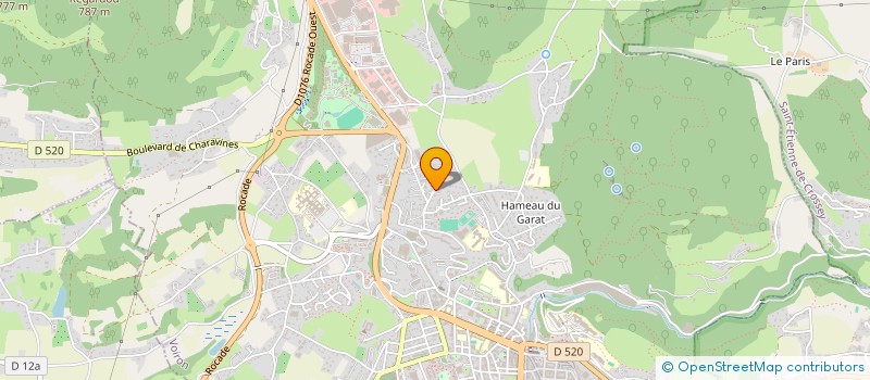 localisation de l'entreprise MONSIEUR BAPTISTE ROUX  VOIRON