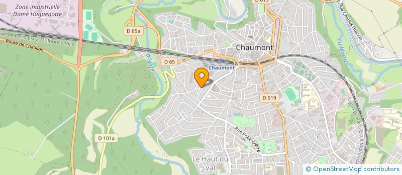 localisation de l'entreprise MONSIEUR BAPTISTE ROYER à CHAUMONT