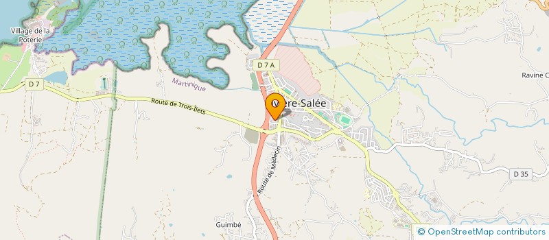 localisation de l'entreprise MONSIEUR BAPTISTE SAILLY  RIVIERE-PILOTE