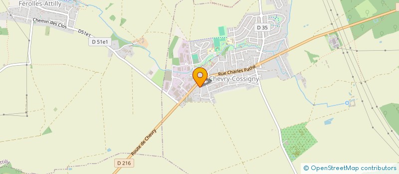 localisation de l'entreprise MONSIEUR BAPTISTE SAINT AMRCOUX  CHEVRY-COSSIGNY