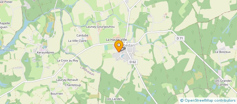 localisation de l'entreprise MONSIEUR BAPTISTE SARRAZIN  TREBEDAN