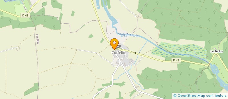 localisation de l'entreprise MONSIEUR BAPTISTE SAUVAGE  CORFELIX