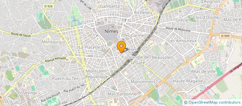 localisation de l'entreprise MONSIEUR BAPTISTE SCHERRER  NIMES