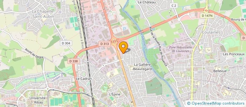 localisation de l'entreprise MONSIEUR BAPTISTE SCHNEIDER à LE MANS