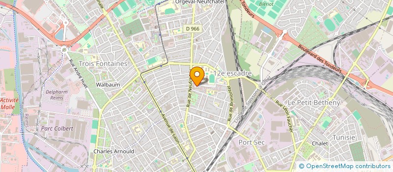 localisation de l'entreprise MONSIEUR BAPTISTE SENE  REIMS