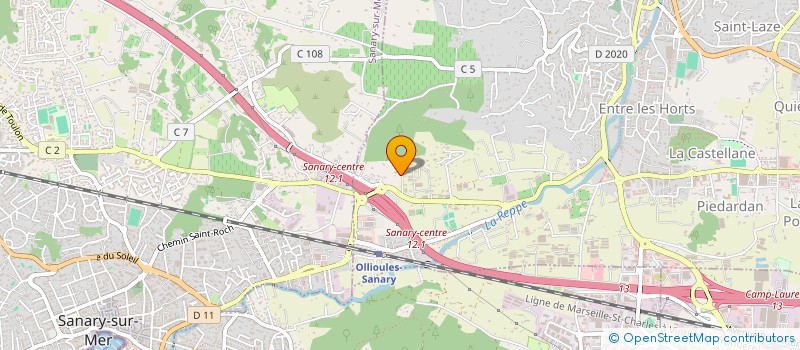 localisation de l'entreprise MONSIEUR BAPTISTE SENOUILLET  SANARY-SUR-MER