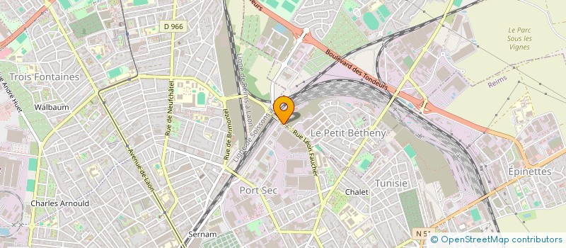 localisation de l'entreprise MONSIEUR BAPTISTE SERAINE à REIMS