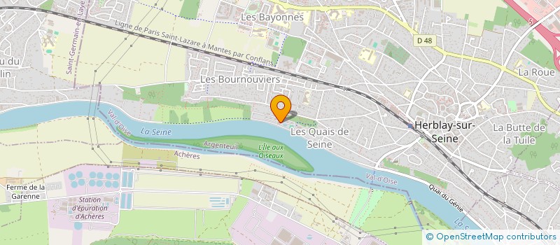 localisation de l'entreprise MONSIEUR BAPTISTE SEVIN à HERBLAY-SUR-SEINE
