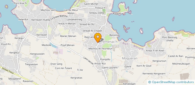 localisation de l'entreprise MONSIEUR BAPTISTE SIBERIL  PLOUGUERNEAU