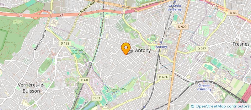 localisation de l'entreprise MONSIEUR BAPTISTE SIOSSIAN à ANTONY