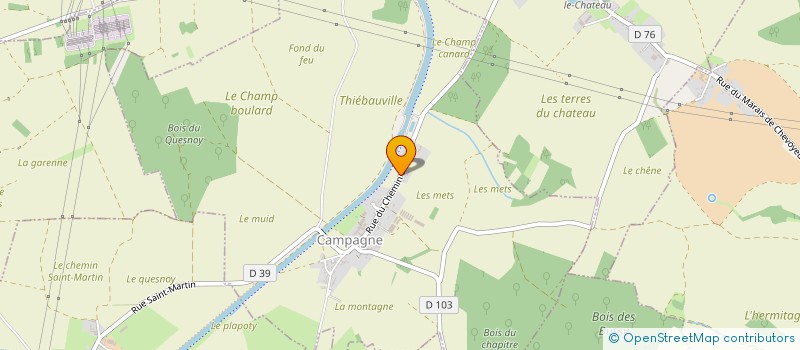 localisation de l'entreprise MONSIEUR BAPTISTE SMORAG  CAMPAGNE