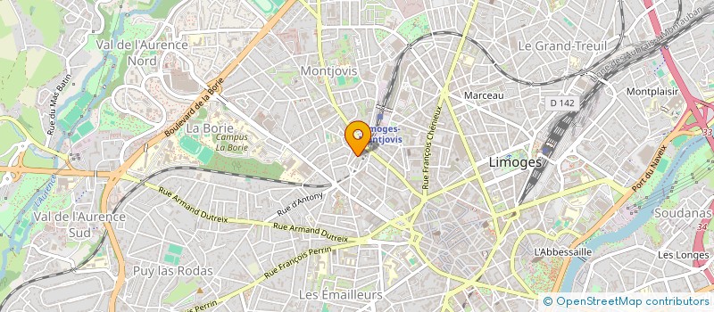 localisation de l'entreprise MONSIEUR BAPTISTE SOTO à LIMOGES