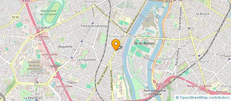 localisation de l'entreprise MONSIEUR BAPTISTE SOULARD  TOULOUSE