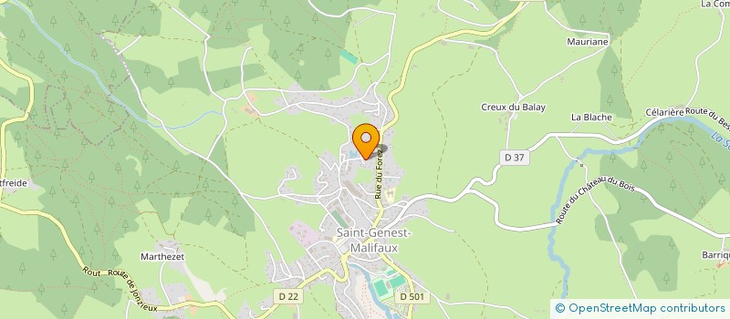 localisation de l'entreprise MONSIEUR BAPTISTE SZYMANSKI  SAINT-GENEST-MALIFAUX