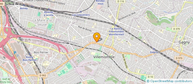 localisation de l'entreprise MONSIEUR BAPTISTE TARANTINO à VILLEMOMBLE