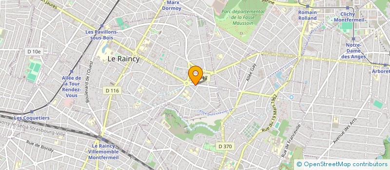 localisation de l'entreprise MONSIEUR BAPTISTE TARDIVON  LE RAINCY