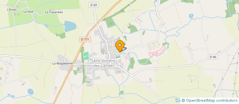 localisation de l'entreprise MONSIEUR BAPTISTE TEMPLE  SAINT-VINCENT-DES-LANDES