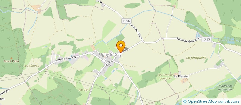 localisation de l'entreprise MONSIEUR BAPTISTE TERRIER  UGNY-LE-GAY