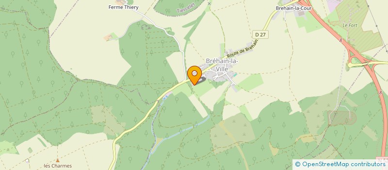localisation de l'entreprise MONSIEUR BAPTISTE THEBAULT  BREHAIN-LA-VILLE